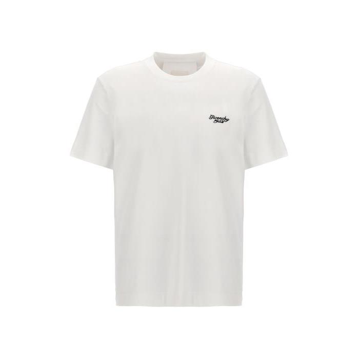 지방시 남자티셔츠 로고 자수 셔츠 [NEWFW24 25] WHITE BM716G3YM8100