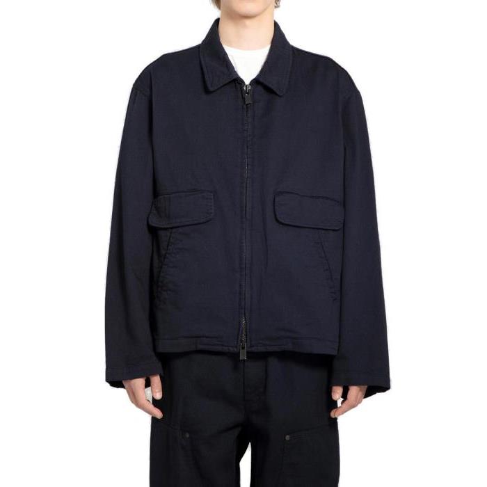 요지 Yamamoto 싱글 지퍼 셔츠 재킷 남자자켓 24SS HSY98040 2