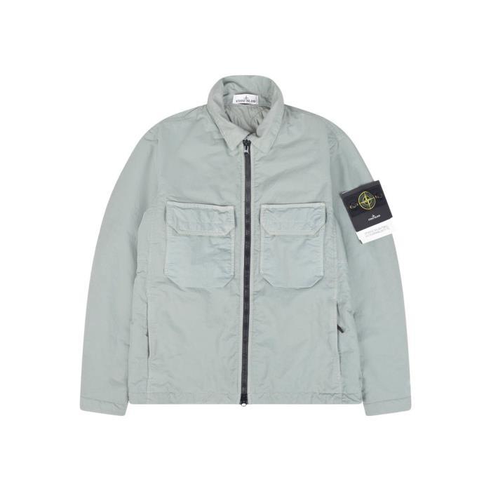 스톤아일랜드 나침반 패치 지퍼 셔츠 재킷 남자자켓 24SS 7915Q0721 V0055