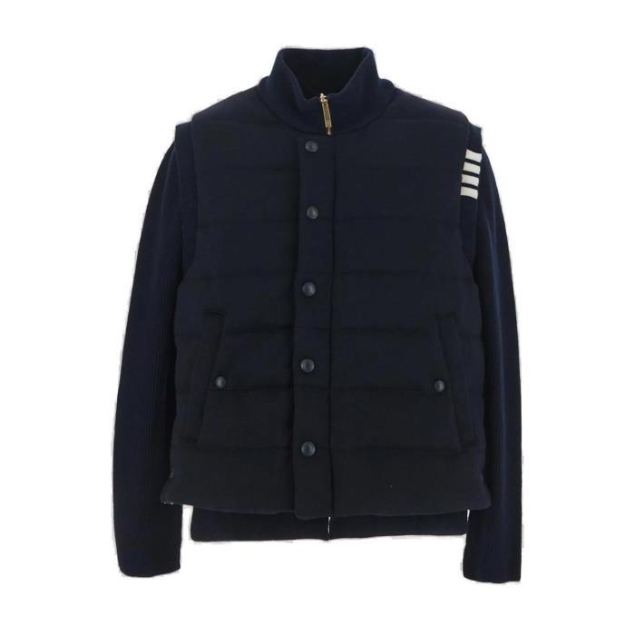 톰브라운 패딩 프레스 스터드 골지 재킷 남자자켓 24SS MKJ109AY1029 415