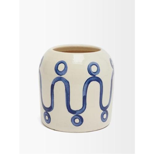 THEMIS Z 세라믹 Cycladic pottery vase Print