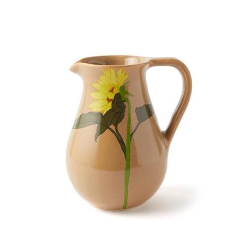 Bernadette Sunflower stoneware jug Beige
