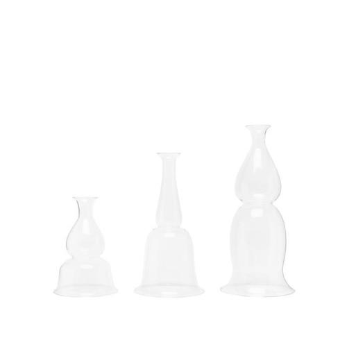 Yali Glass 세트 오브 쓰리 루시아 candle holders Neutral