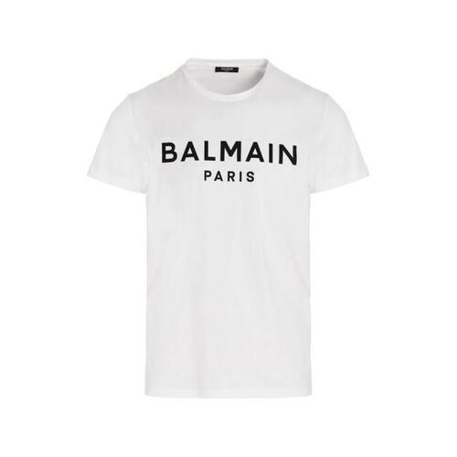 발망 남자티셔츠 로고 프린트 셔츠 [FW23 24] White/Black BH1EG000BB73GAB