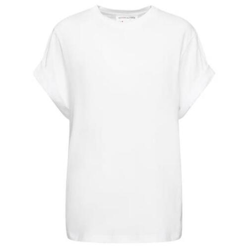 빅토리아베컴 티셔츠 릴렉스 핏 코튼 셔츠 24SS 79I-DKX014_WHITE