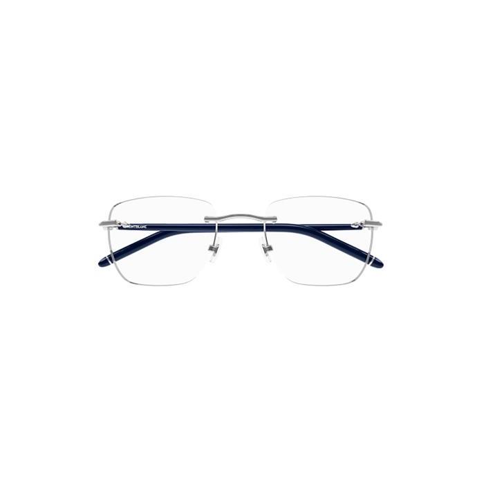 몽블랑 무테 직사각형 렌즈 안경