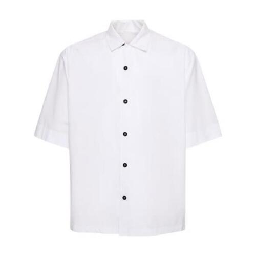 질샌더 남자셔츠 코튼 숏 셔츠 24SS 79I-U9A012_100