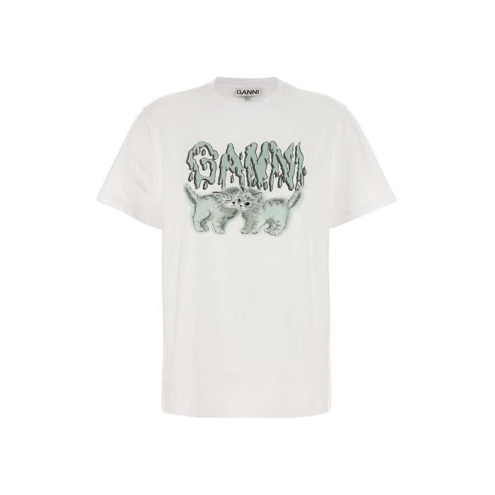 가니 티셔츠 셔츠 [NEWFW24 25] WHITE T3917151
