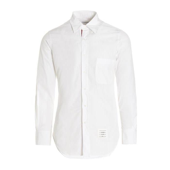 톰브라운 폴로셔츠 코튼 셔츠 [NEWFW24 25] WHITE MWL010E03113100