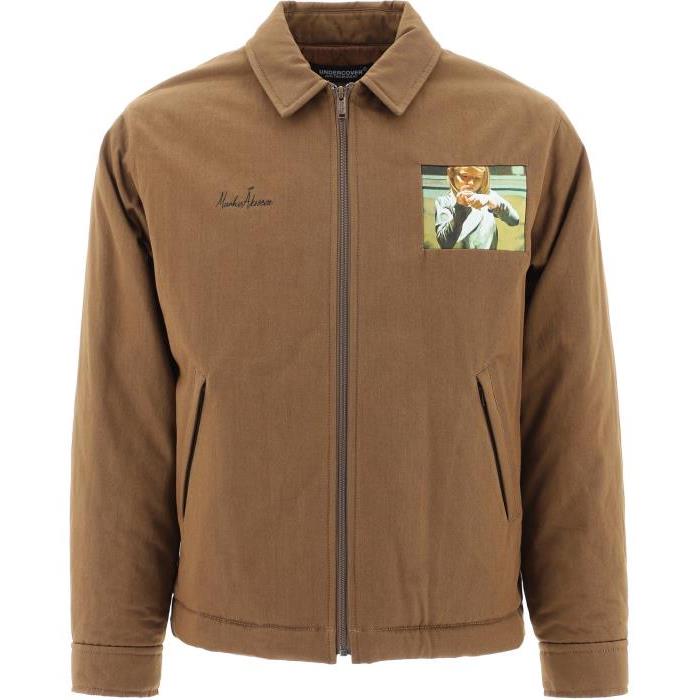 언더커버 MARKUS` AKESSON` 그래픽 프린트 재킷 남자자켓 24SS UC2A42021 BROWN