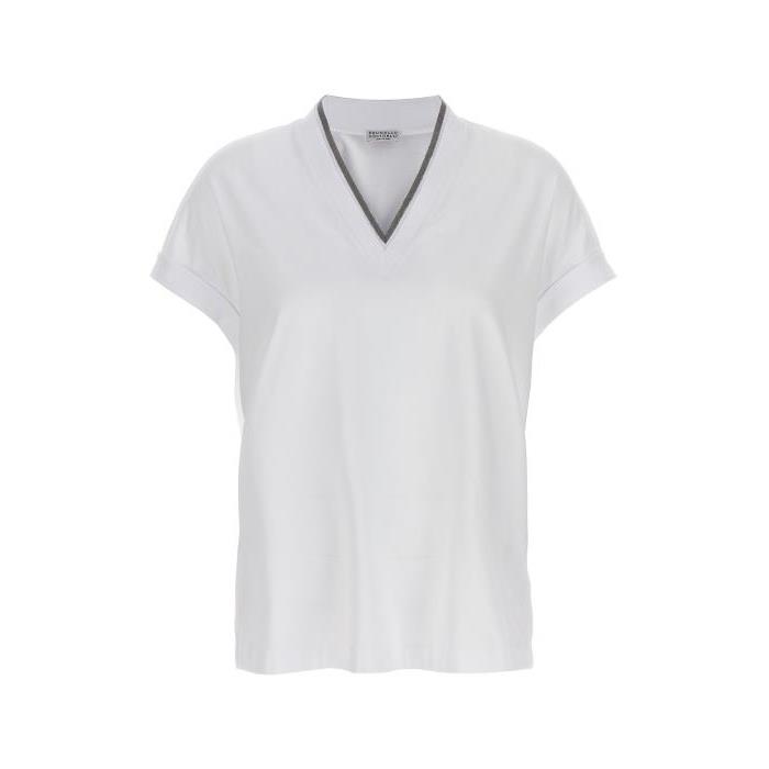 브루넬로쿠치넬리 티셔츠 모닐리 셔츠 [NEWFW24 25] WHITE MPT18BD222C159