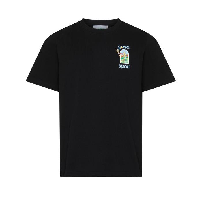 카사블랑카 남자티셔츠 24SS CAA29997BCK