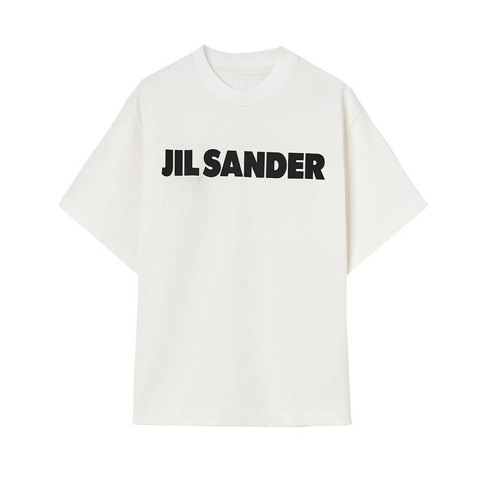 질샌더 티셔츠 로고 24SS JIL57236WHT